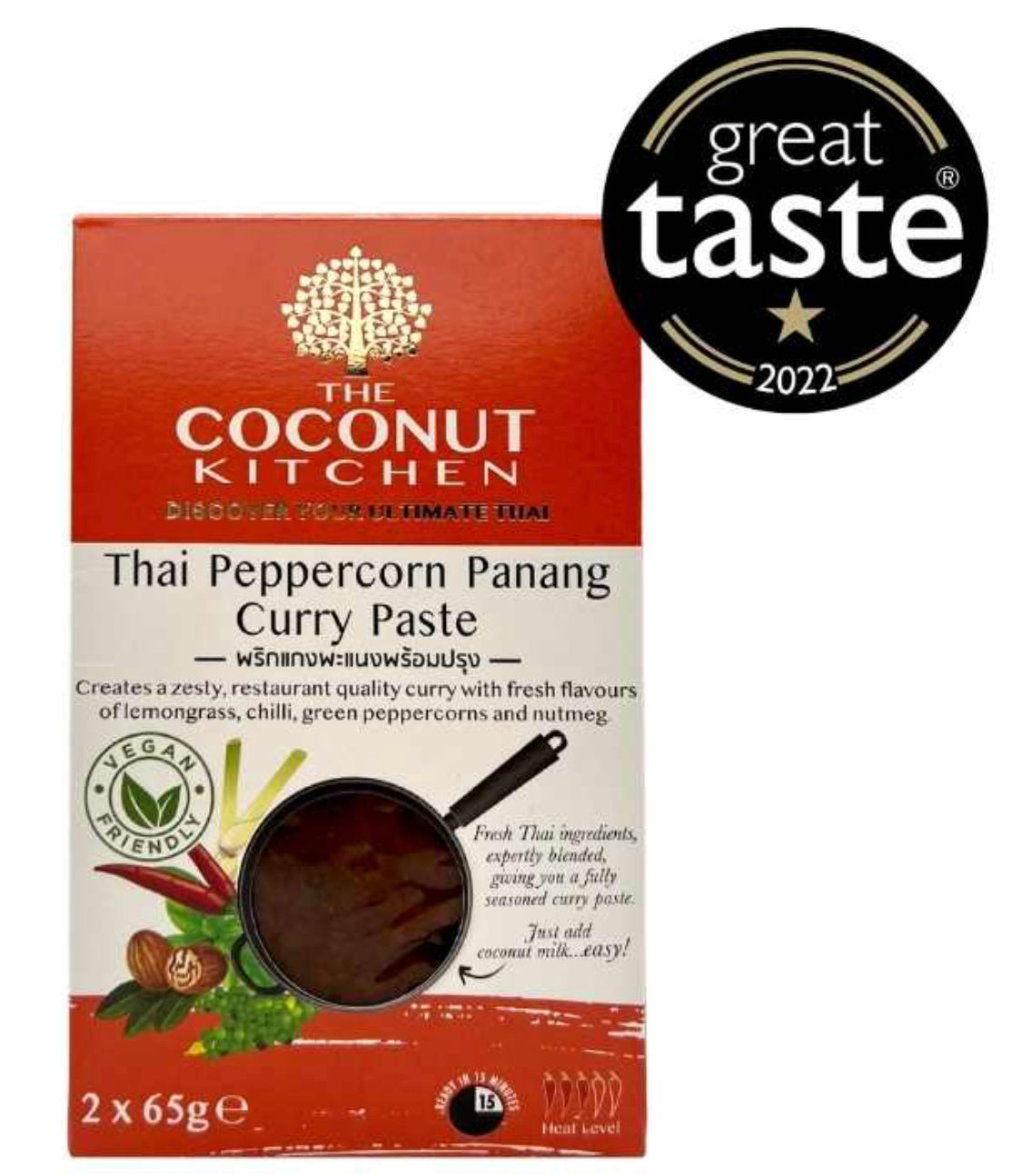 Coconut Kitchen - Thai Peppercorn Panang Curry Paste - 2 x 65g
