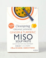 Load image into Gallery viewer, Clearspring - Organic Japanese Ginger &amp; Turmeric Miso Sachets - GF - 4x15g
