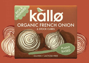 Kallo - Organic Gluten & Lactose Free French Onion Stock Cubes - GF