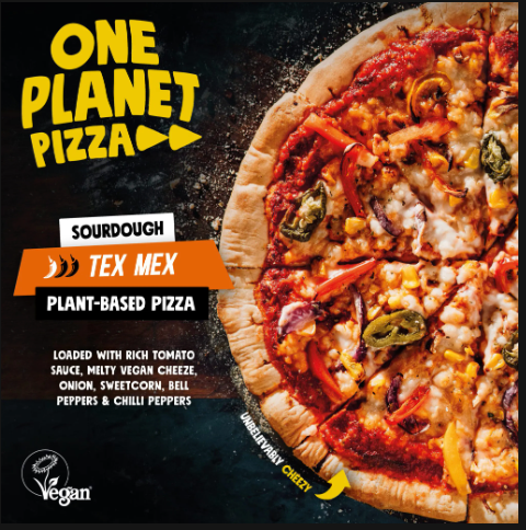 One Planet Pizza - Vegan Sourdough Tex Mex - 320g (FROZEN)