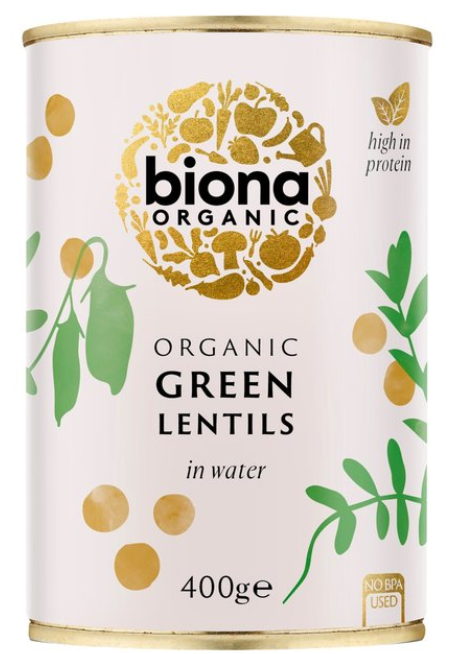 Biona Organic - Green Lentil - 400g