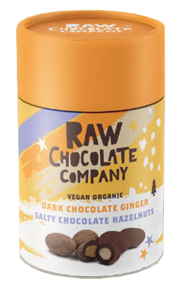 Raw Chocolate Co - Organic Chocolate Ginger & Hazelnuts - 180g - PRE-ORDER