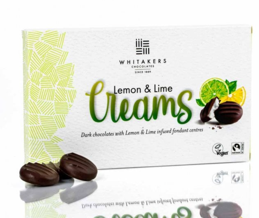 Whitakers - Lemon Lime Chocolate Creams - 150g