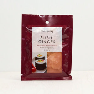 Clearspring - Pickled Sushi Ginger - 105g pouch