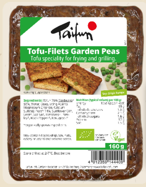 Taifun - Garden Peas Tofu-filets - GF - 160g