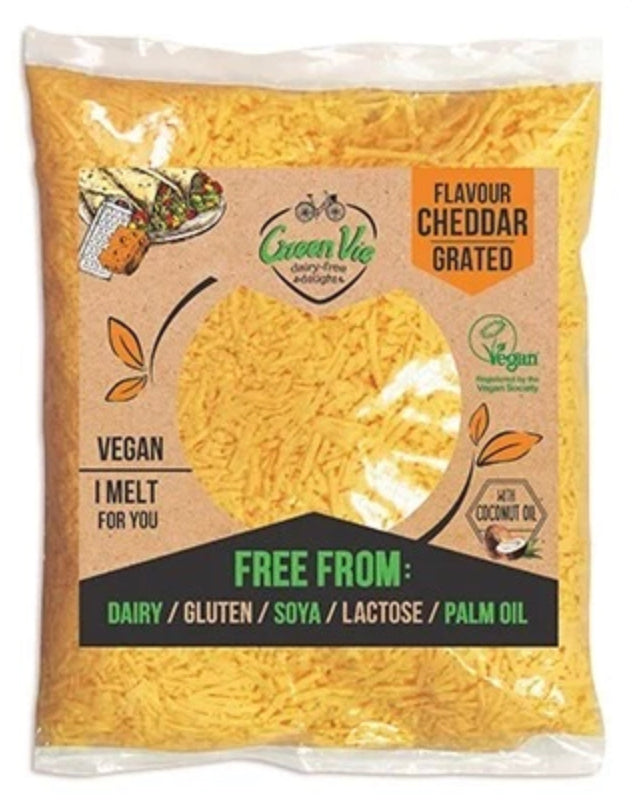 GreenVie - Grated Cheese Cheddar - 150g - GF