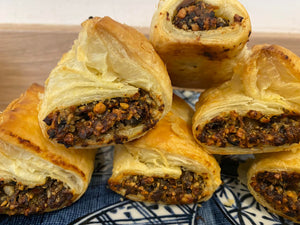 Earthly Vegan - Mushroom, Cashew, Stuffing Roll - frozen to cook at home