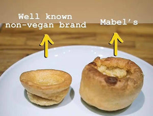 Mabel's - Homemade Vegan Yorkshire Puddings - Pack of 4 (FROZEN)