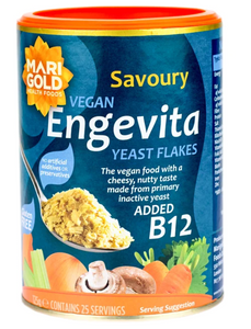 Marigold - Engevita - Cheesy Nutritional Yeast Flakes with B12 - 125g (blue)