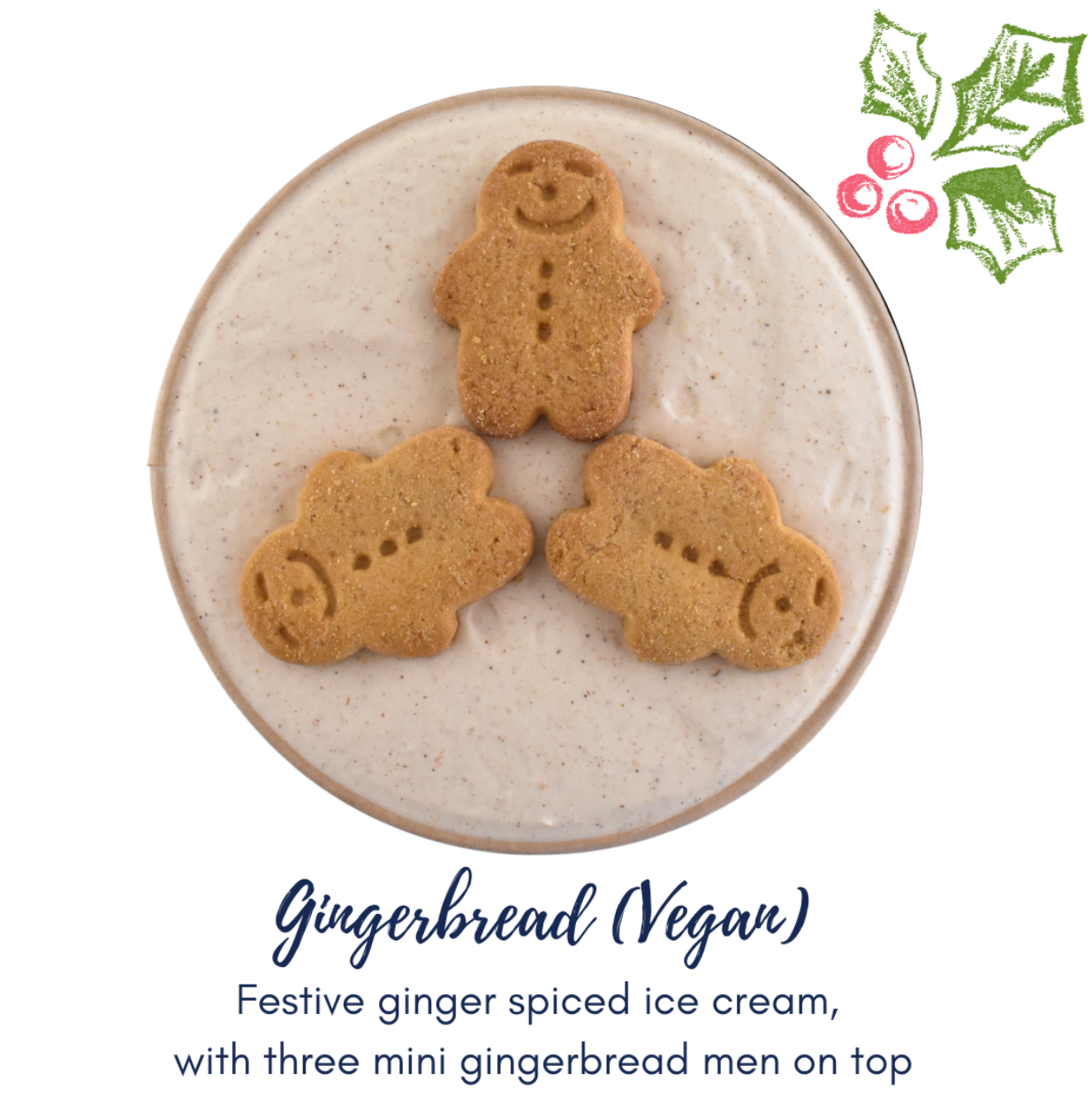 Daisy & Belle - **Limited** Christmas Edition - Gingerbread ice-cream - 450ml tub - (collect in-store only!)