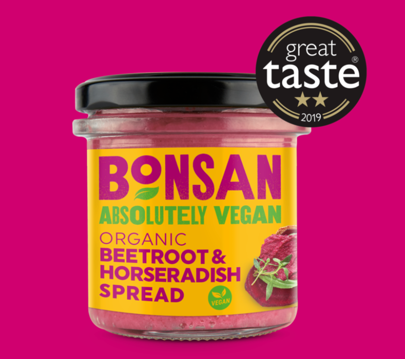 Bonsan - Organic Beetroot Horseradish paté - 130g
