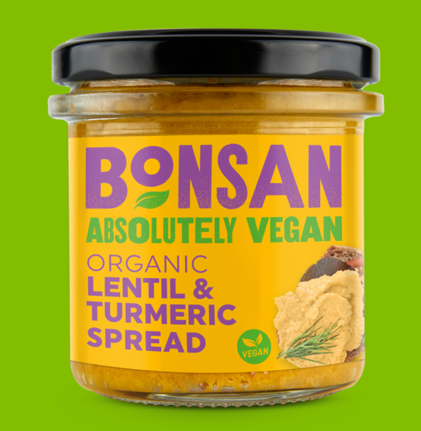 Bonsan - Organic Lentil Turmeric paté spread - 140g
