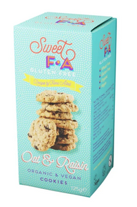Sweet FA - Organic Oat & Raisin Cookies - GF - 125g