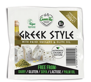 Greenvie - Greek Style with Olive Oil & Oregano Cheeze Block - GF - 200g
