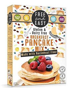 Free & Easy - Organic Pancake Mix - GF - 230g