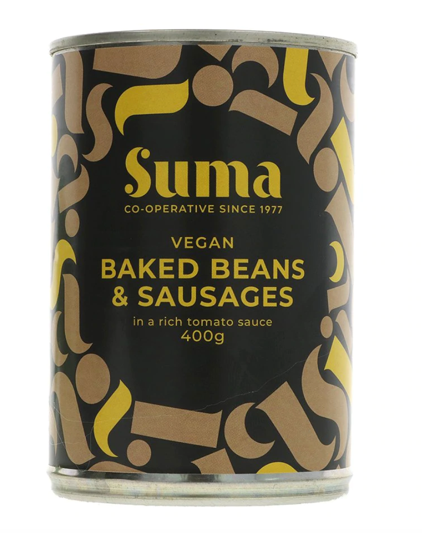 Suma - Baked Beans & Vegan Sausages - 400g