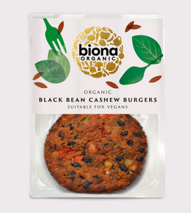 Biona Organic - Burger Black Bean Cashew (2) - 160g - frozen