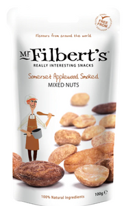 Filberts - Somerset Applewood Smoked Mixed Nuts - GF - 100g