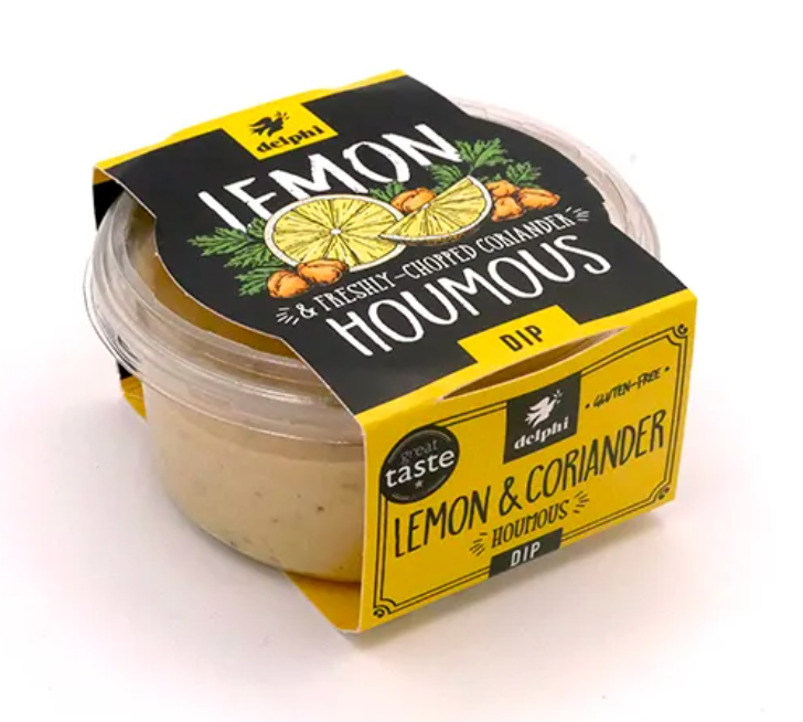 Delphi - Lemon & Coriander Houmous Dip - 170g