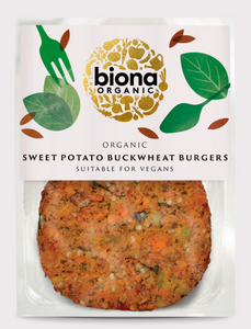Biona Organic - Burger Sweet Potato Buckwheat (2) - 150g - frozen