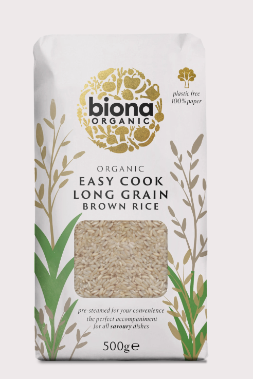 Biona Organic - Easy Cook Long-Grain Brown Rice - 500g