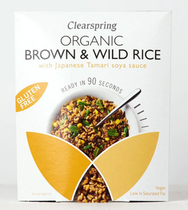 Clearspring - 90 Seconds Brown & Wild Rice Organic - 250g - GF