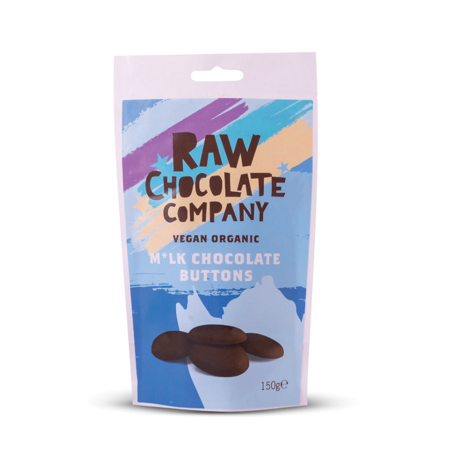 Raw Chocolate Co - Organic M!lk Chocolate Buttons - 150g