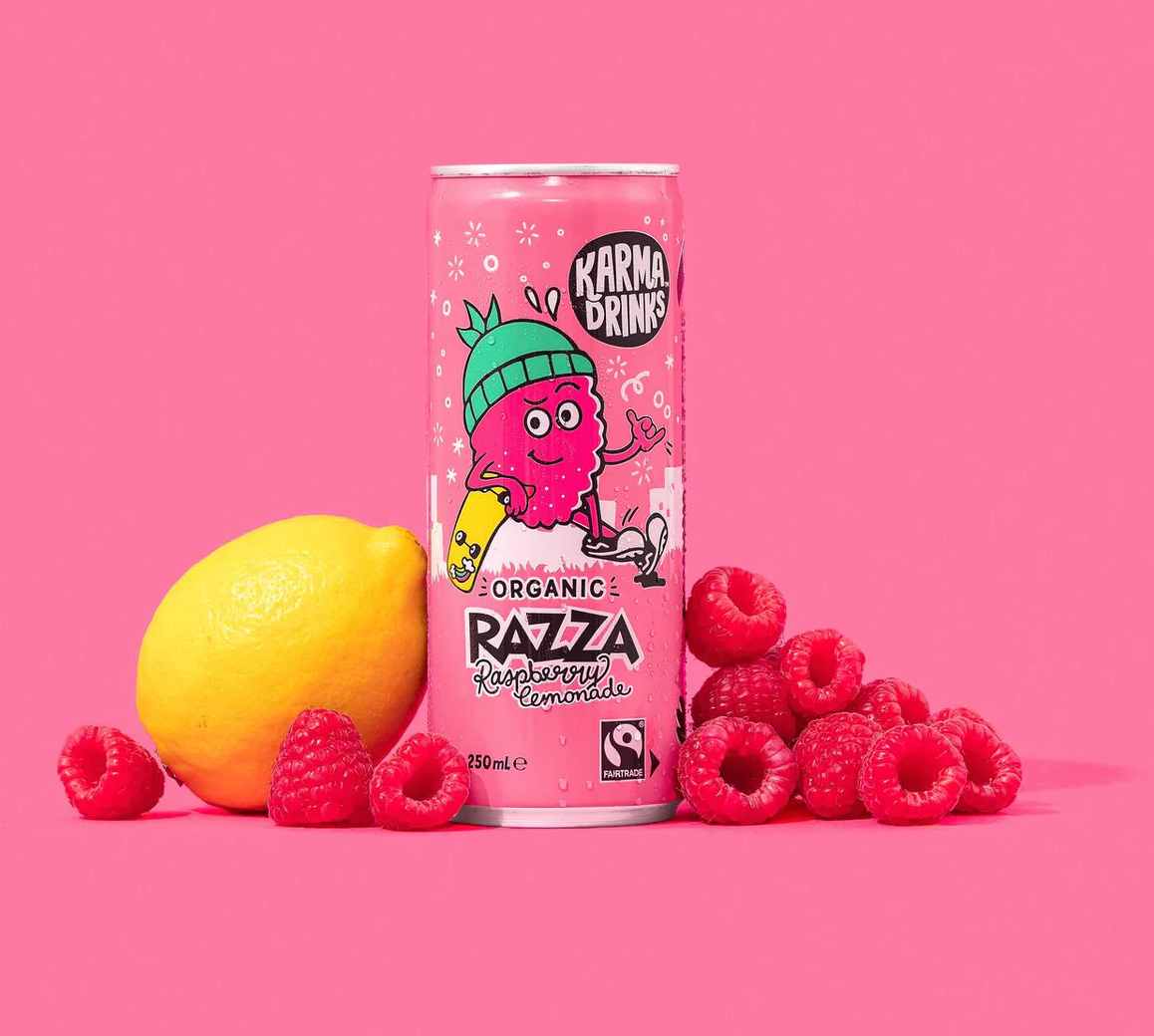 Karma Drinks - Organic Razza Raspberry Lemonade - 250ml