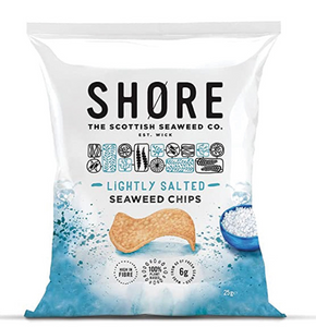 SHORE - Lightly Salted Seaweed Chips - 25g