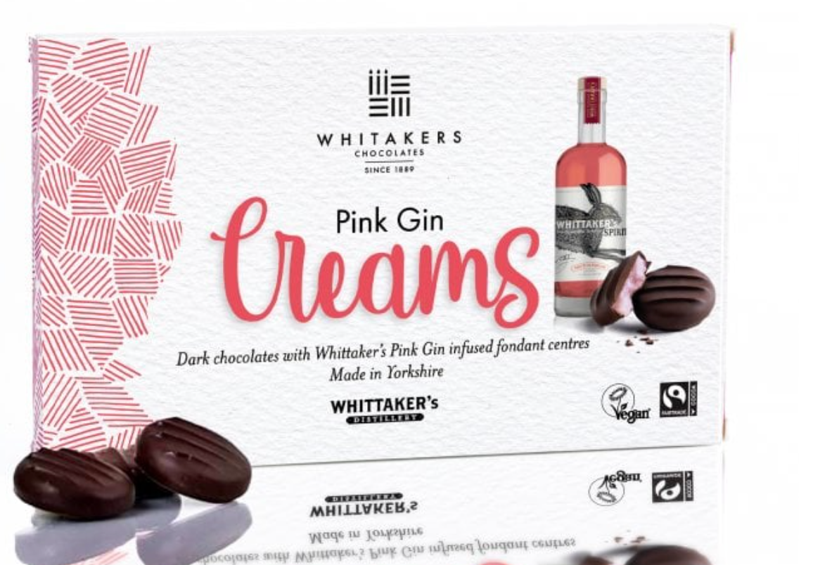 Whitakers - Pink Gin Chocolate Creams - 150g