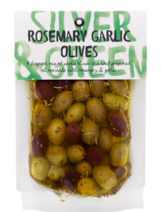 Silver & Green - Rosemary Garlic Olives - 220g
