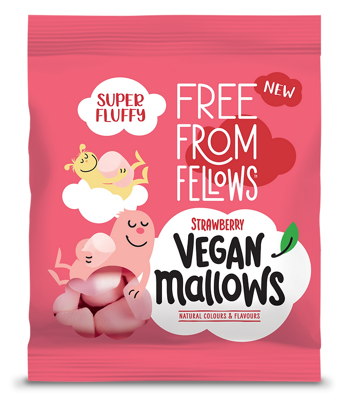 Free From Fellows - Strawberry Vegan Marshmallows - 105g