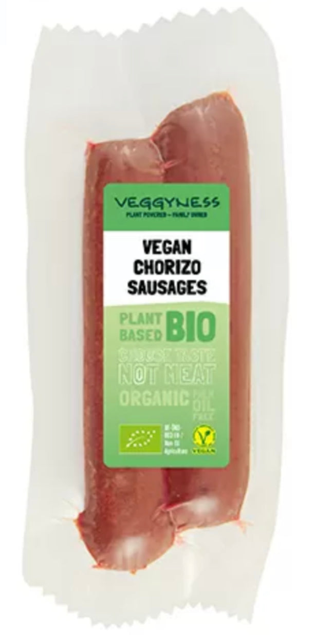 Veggyness - Chorizo sausage - 2 x 65g - organic (FROZEN)
