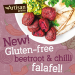 Load image into Gallery viewer, Artisan Grains - Falafel Beetroot &amp; Chilli - 150g - GF

