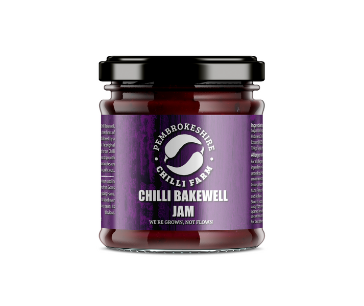 Pembrokeshire Chilli Farm - Chilli Bakewell Jam - 215g