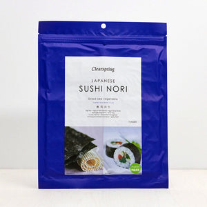 Clearspring - Sushi Nori - toasted dried seaweed sheets (7 sheets) - 17g
