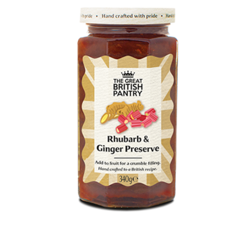The Great British Pantry - Rhubarb & Ginger Preserve - 340g