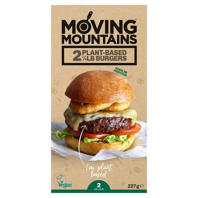Moving Mountains - 2x quarter pounder burgers - 227g (FROZEN)