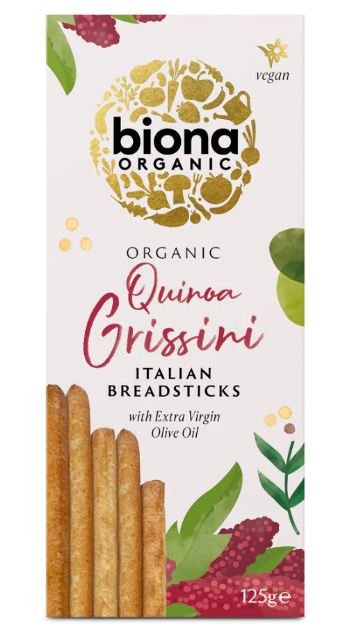 Biona Organic - Quinoa Grissini Italian breadsticks - 125g