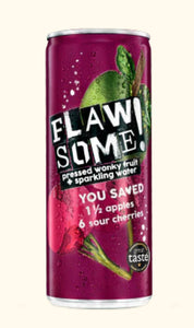 Flawsome! Apple & Sour Cherry Lightly Sparkling Juice - 250ml