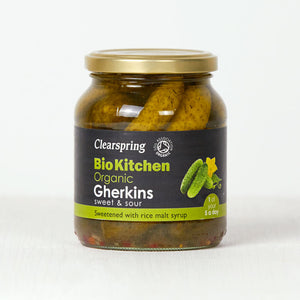 Clearspring - Bio Kitchen Organic Gherkins - Sweet & Sour - 350g