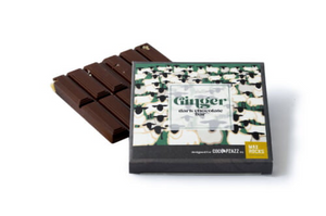 CocoPzazz - Ginger Dark Chocolate bar - 80g