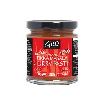 GeoOrganics - Organic & Vegan Tikka Masala Curry Paste - GF - 180g