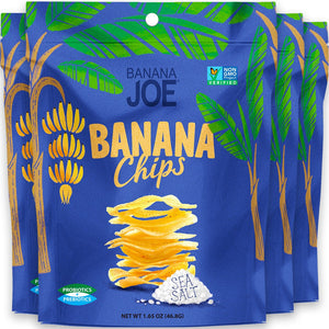 Banana Joe - Banana chips Sea salt - GF - 23g