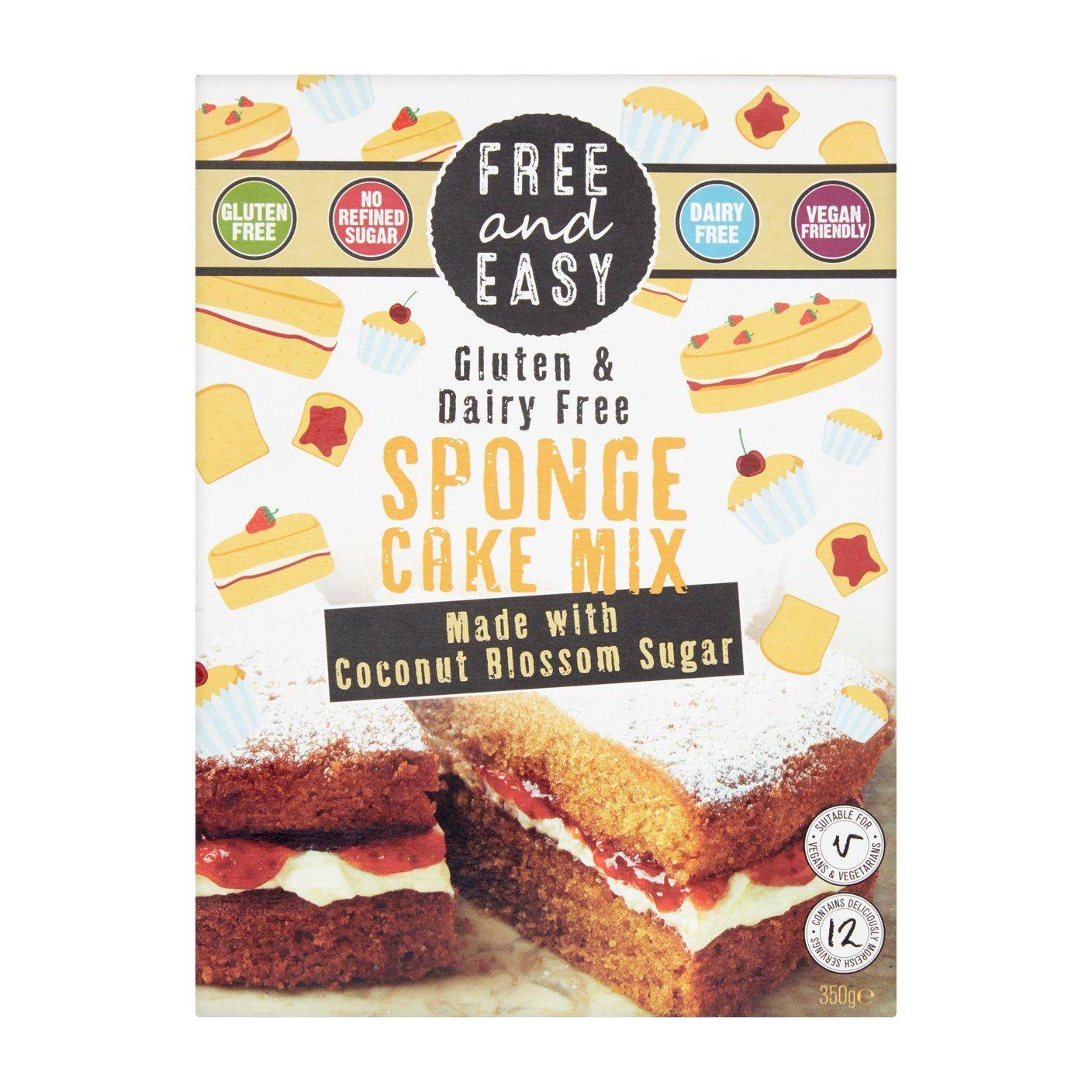 Free & Easy - Cake Mix Sponge - GF - 350g
