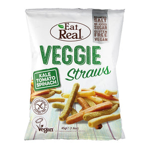Eat Real - Veggie Straws with kale, tomato & spinach - 113g share bag