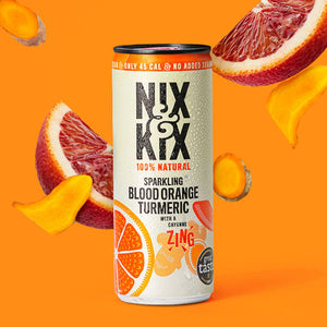 Nix&Kix - Sparkling Blood Orange Turmeric with a Cayenne zing drink - 250ml